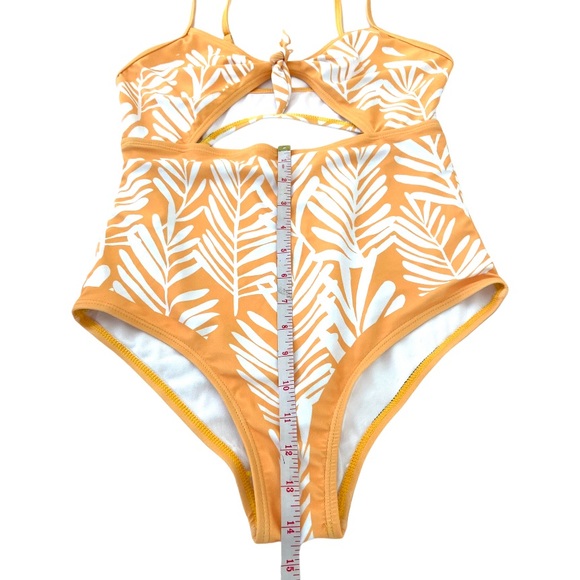 Shein Knot Front Cut Out One Piece Swimsuit M - Picture 5 of 6